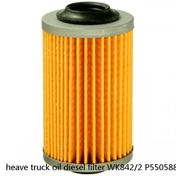 heave truck oil diesel filter WK842/2 P550588 P4183 26561118 FF5135