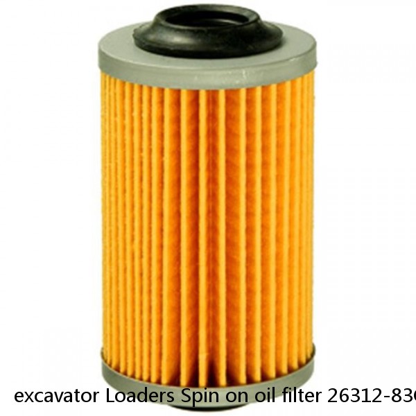 excavator Loaders Spin on oil filter 26312-83C10 #1 small image