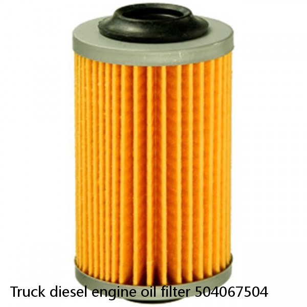 Truck diesel engine oil filter 504067504 #1 image