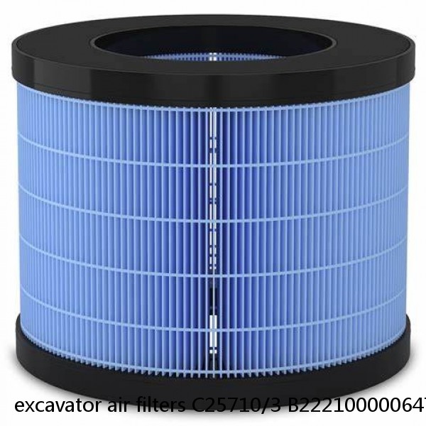 excavator air filters C25710/3 B222100000647 #1 image